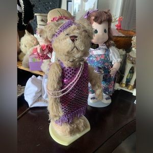 Brass button bears 1920s Daisy bear